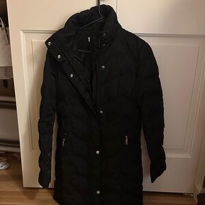 Kenneth Cole New York Black Puffer Jacket